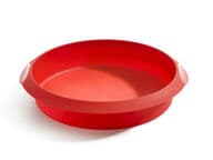 Lékué Classic silikoninen pyöreä kakkuvuoka 24 cm, punainen