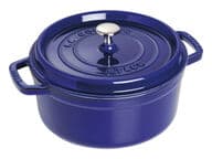 Staub pyöreä valurautapata, 5,2 l, sininen