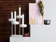 Iittala Nappula kynttelikkö 251 x 263 mm, valkoinen