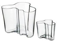 Iittala Alvar Aalto Maljakkosetti 160 mm + 95 mm, kirkas