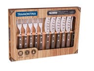 Tramontina Polywood Texas Pizza-aterinsetti, 12 kpl