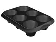 Lékué silikoni muffinsivuoka, musta syvä