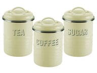 Typhoon Tee-, kahvi- ja sokerisetti Vintage cream