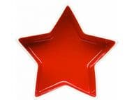 Sagaform Tähtikulho, puna-valkoinen