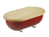 Typhoon Capsule Red leipälaatikko leikkuulaudalla