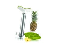 Vacuvin Ananaksen viipaloija ja lohkoja, ruostumaton teräs