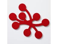 Verso Design MARJA pannunalunen, kirkkaanpunainen