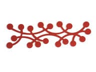 Verso Design MARJA pannunalunen iso, kirkkaanpunainen