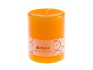 Desico Pöytäkynttilä, 10 cm vaaleanoranssi 6 kpl