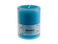Desico Pöytäkynttilä, 10 cm turkoosi 6 kpl