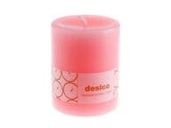 Desico Pöytäkynttilä, 10 cm vaaleanpunainen 6 kpl