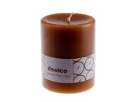 Desico Pöytäkynttilä, 10 cm keskiruskea 6 kpl