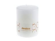 Desico Pöytäkynttilä, 10 cm valkoinen 6 kpl