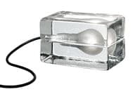 Design House Stockholm suuri Block-lamppu, musta johto