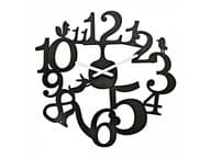 Koziol PI:P Seinäkello, musta