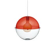 Koziol Orion valaisin, punainen ja kirkas