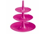 Koziol Babell kolmikerrostarjotin, iso pinkki