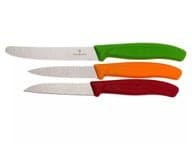 Victorinox Kuorimaveitsisetti 3 kpl, 3 eri väriä