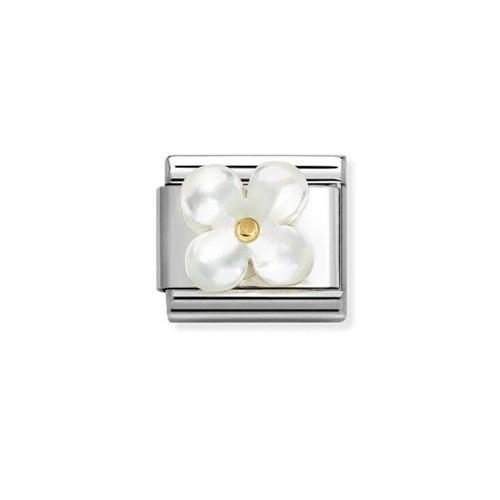 Nomination Classic White Flower 030521/02