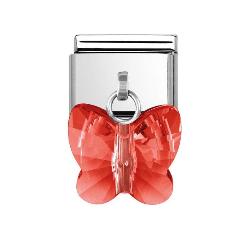 Nomination Classic Swarovski Perhonen / punainen 030604/22