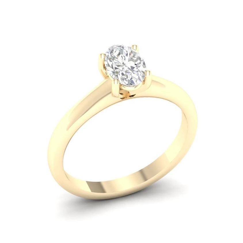 Brilliant Star sormus Laboratoriotimantti RS0703 YG 0.75CT