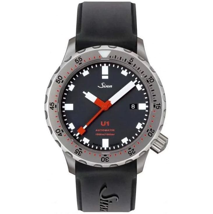 Sinn U1 Diving -rannekello / teräs 1010.010