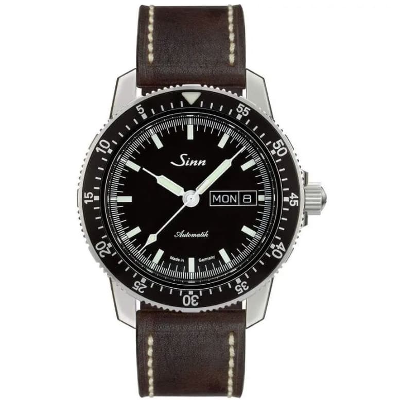 Sinn 104 St Sa I -rannekello / ruskea nahka 104.010