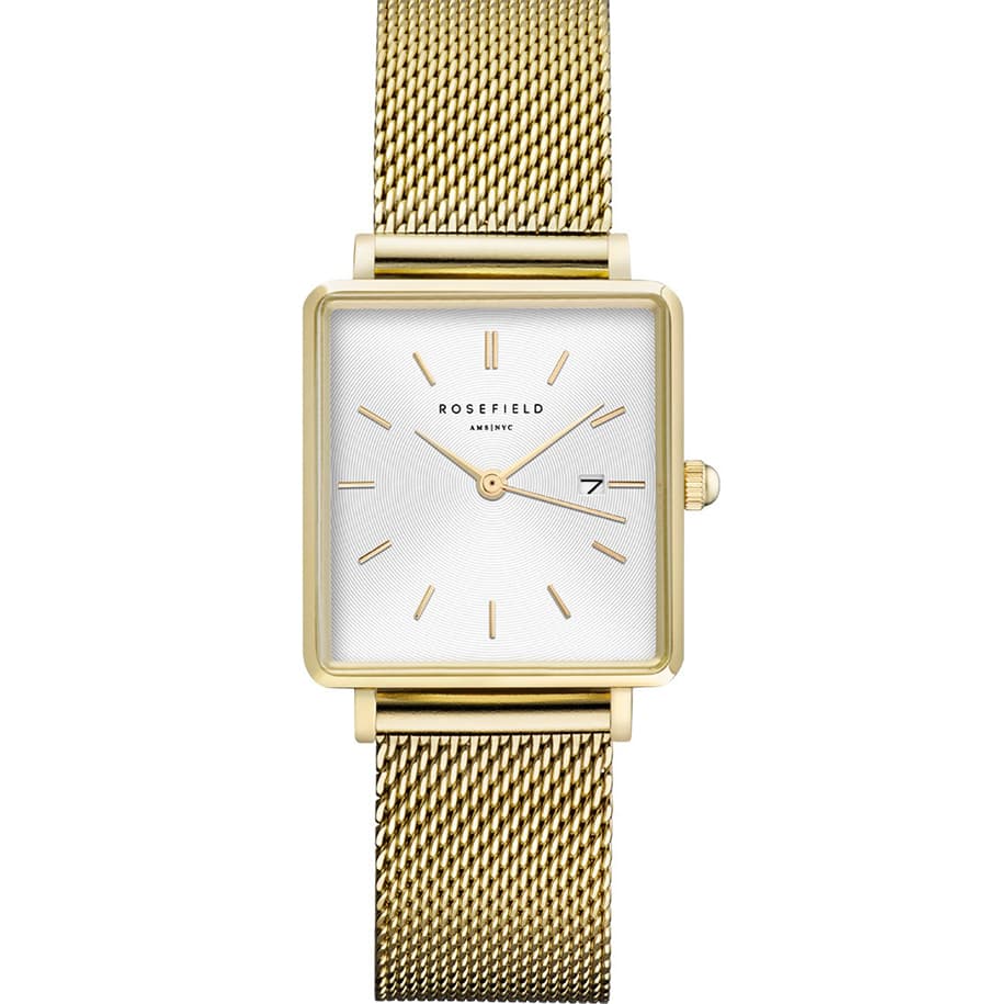 Rosefield The Boxy White Gold QWSG-Q03