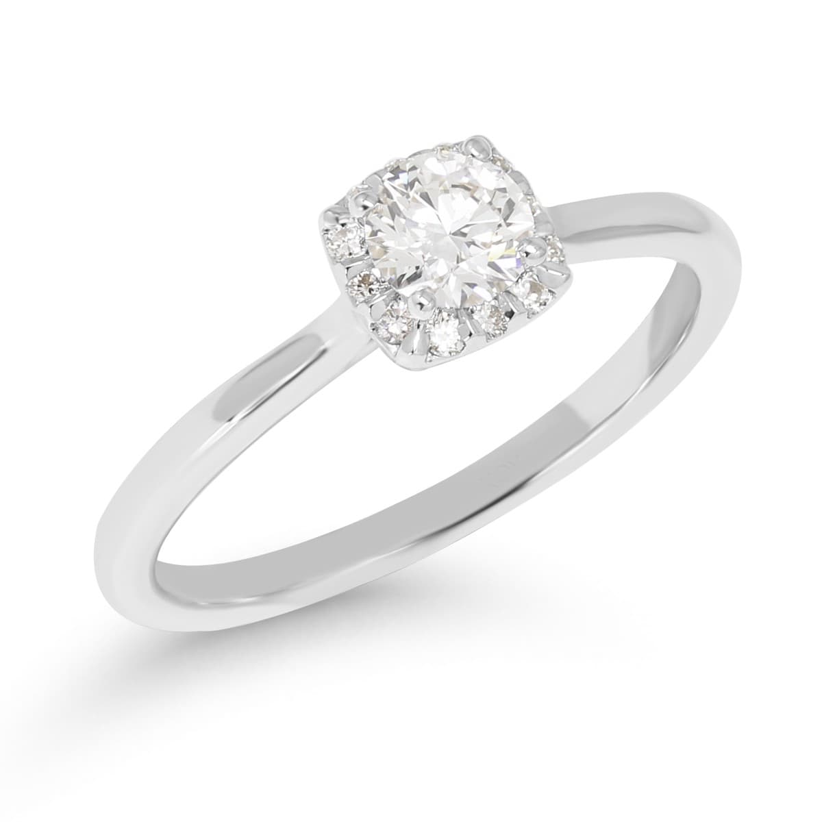 Beat Of Love Cushion Halo sormus / laboratoriotimantit R-8314LDPDW