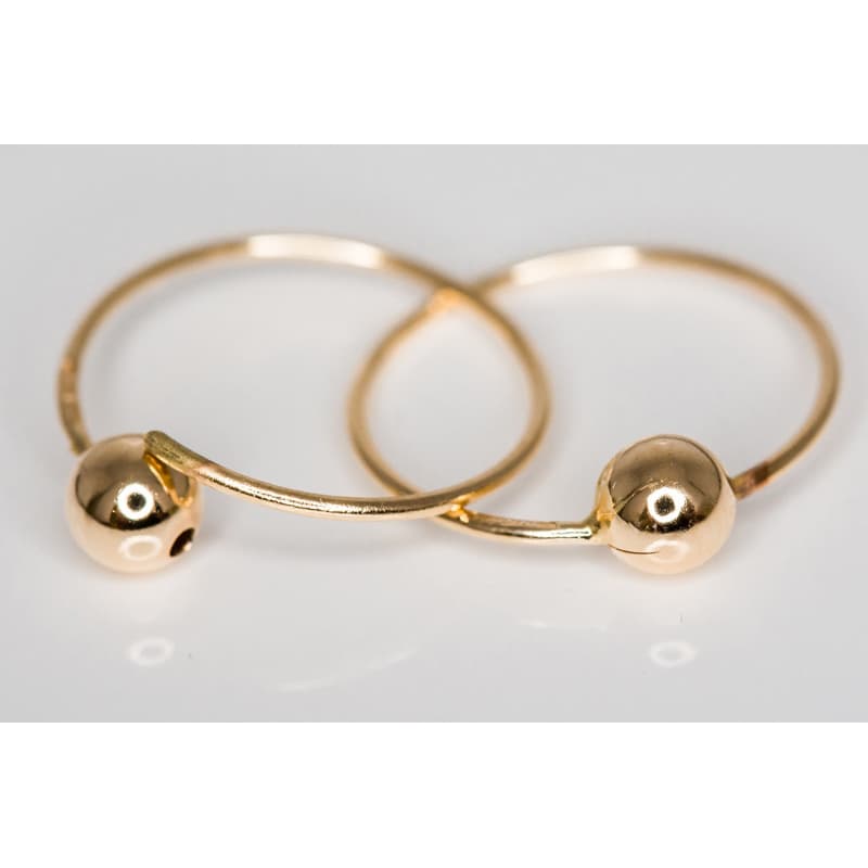 Kultaiset rengaskorvakorut 30037