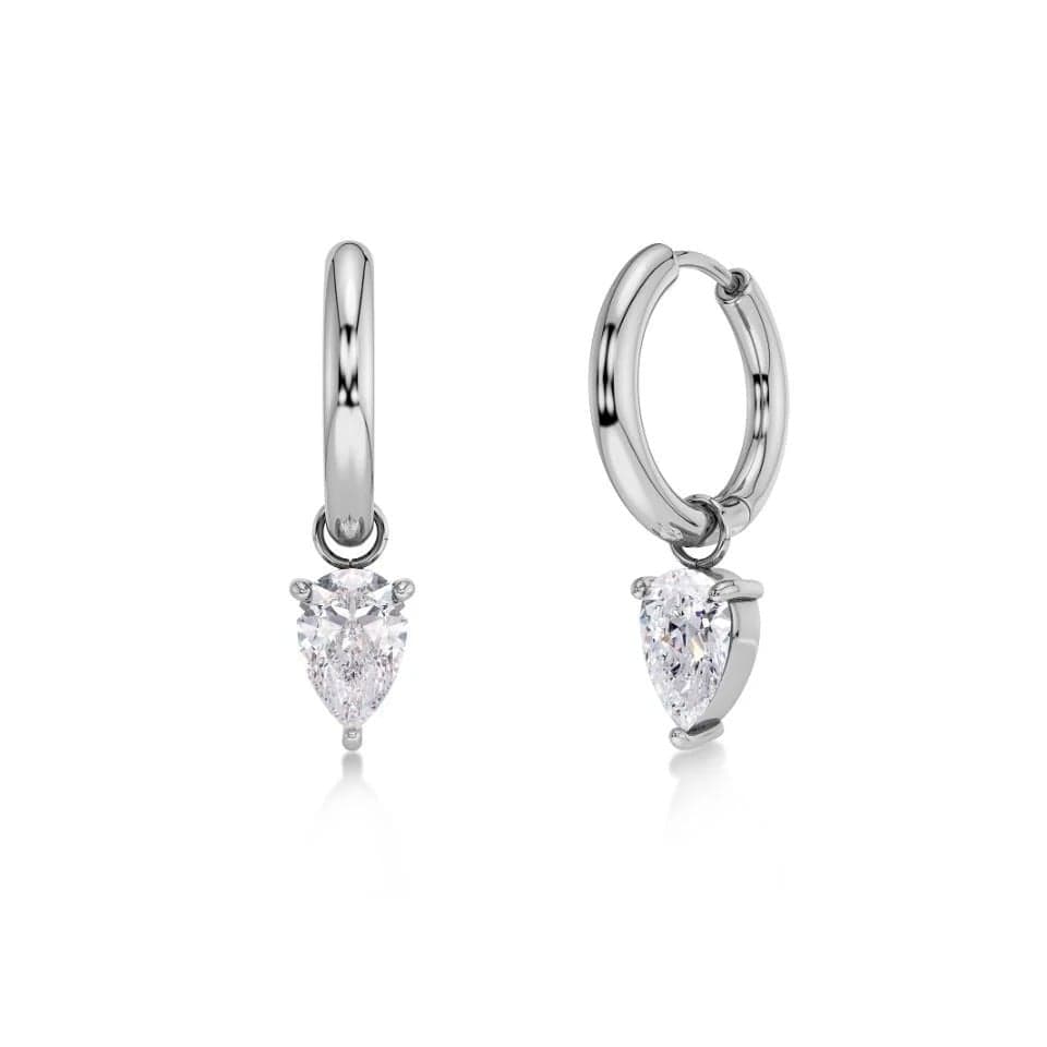 Edblad Arrow Hoops Silver korvakorut 131823