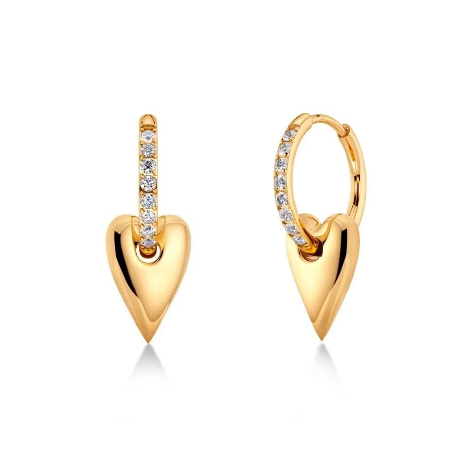 Edblad Amore Sparkle Hoops S Gold korvakorut 132229