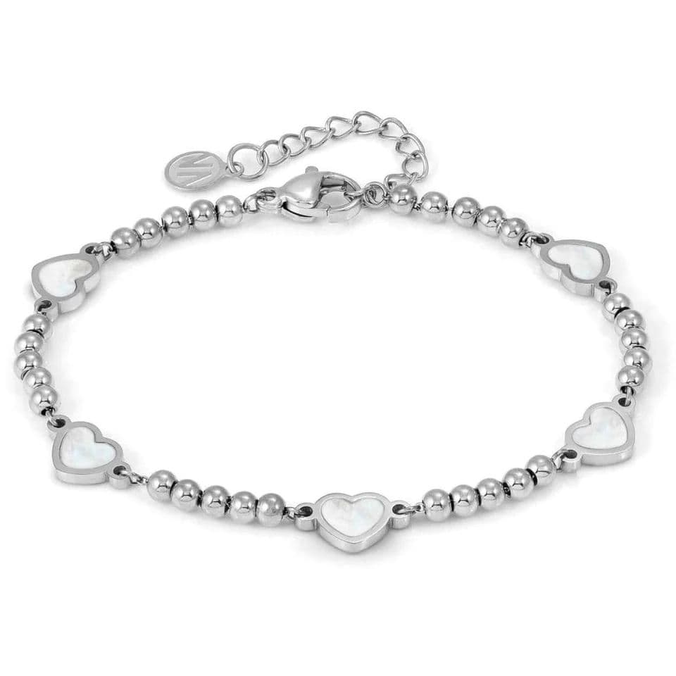 Nomination Emosfere Steel Pearl Heart Mix rannekoru 134203/036