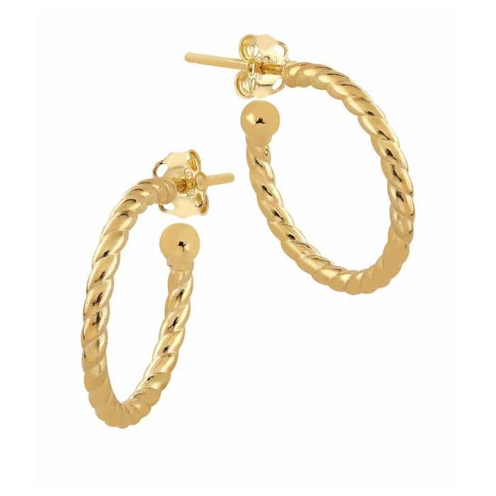 Kultaiset korvakorut 18 mm 150BC838/8