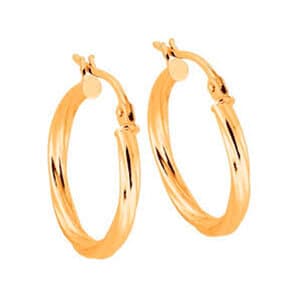Kultaiset rengaskorvakorut 15OBC389/99 375