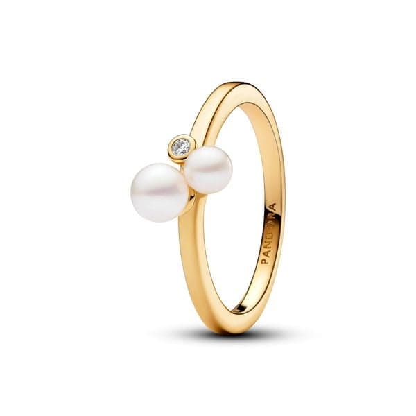 Pandora Duo Treated Freshwater Cultured Pearls sormus 163156C01