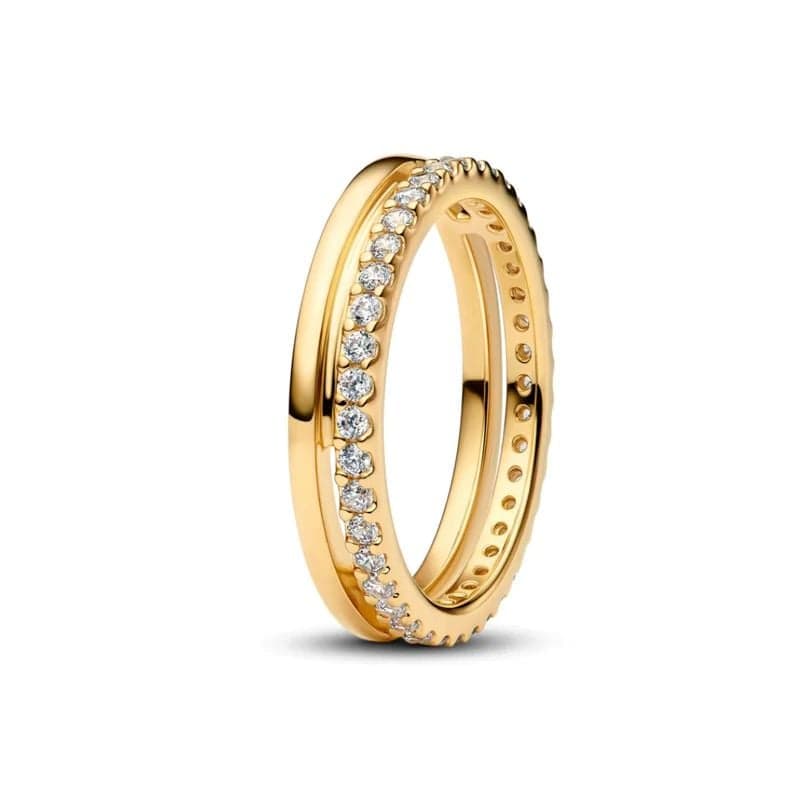 Pandora Double Band sormus 163799C01