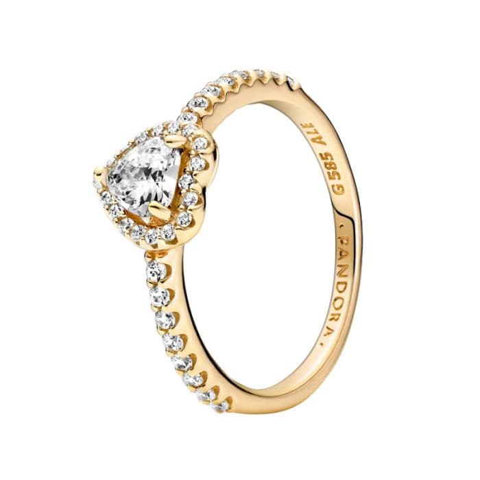 Pandora Elevated Heart sormus 168421C01