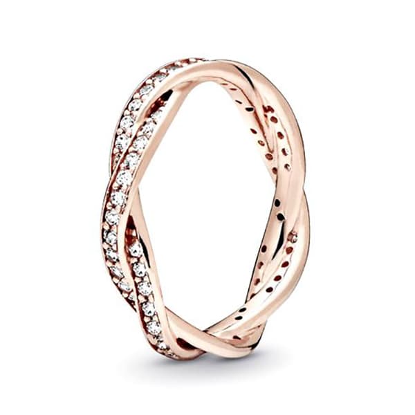 Pandora Rose Twisted Lines sormus 180892CZ