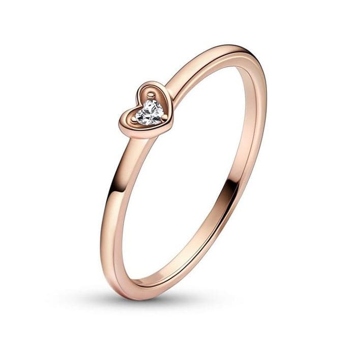 Pandora Moments Ring Stackable Radiant Heart sormus 182495C01