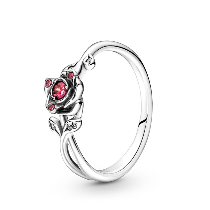 Pandora Disney Beauty and The Beast Rose sormus 190017C01