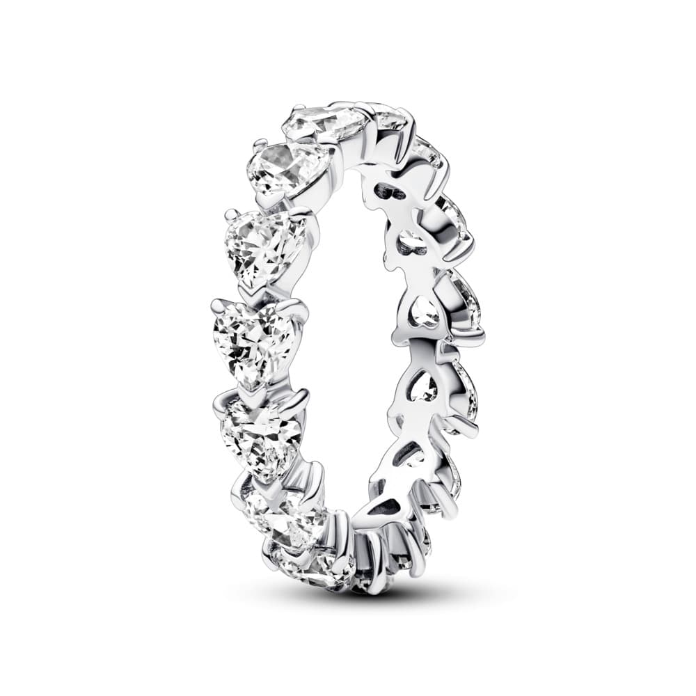 Pandora Timeless Row of Hearts Eternity sormus 193103C01