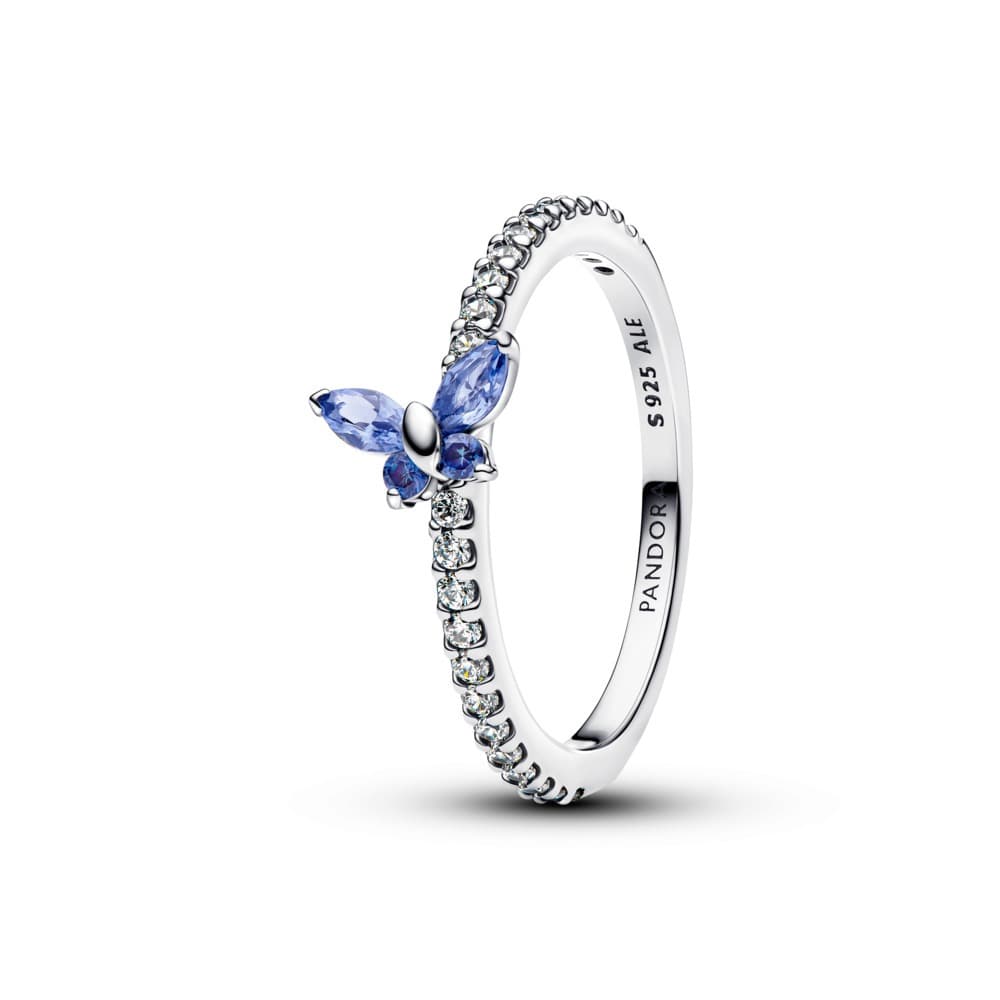 Pandora Butterfly Cornflower Blue Crystal sormus 194269C01