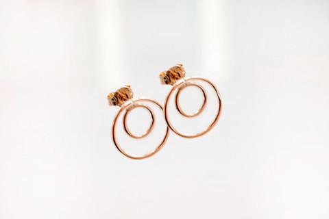 Kultaiset korvakorut 10 mm 20205