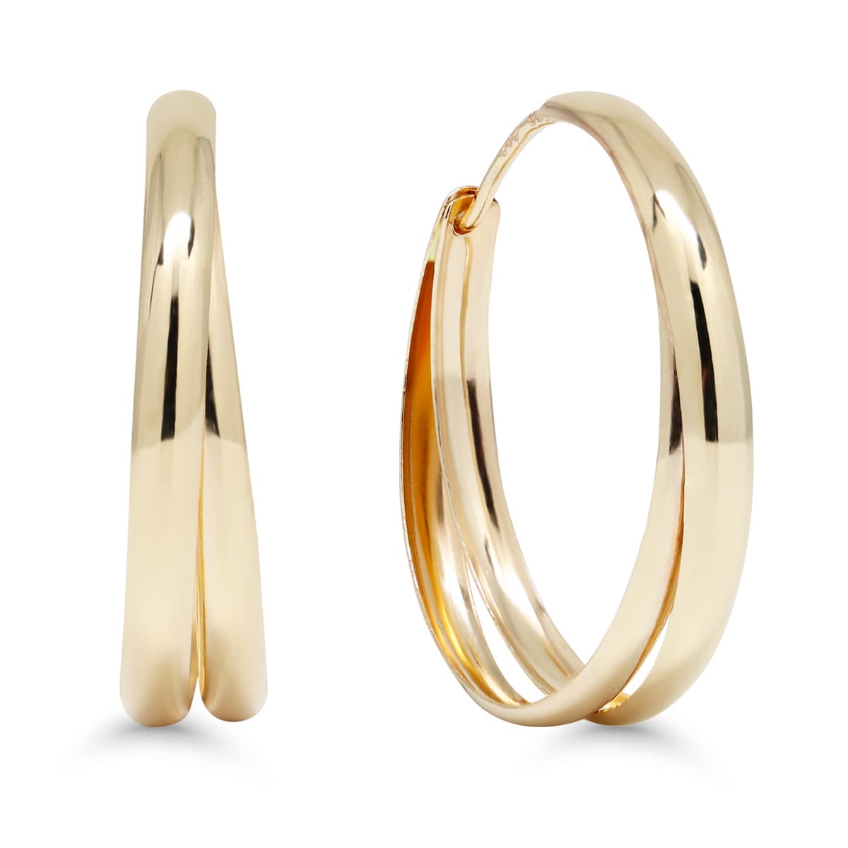 Kultaiset rengaskorvakorut 202X2KK