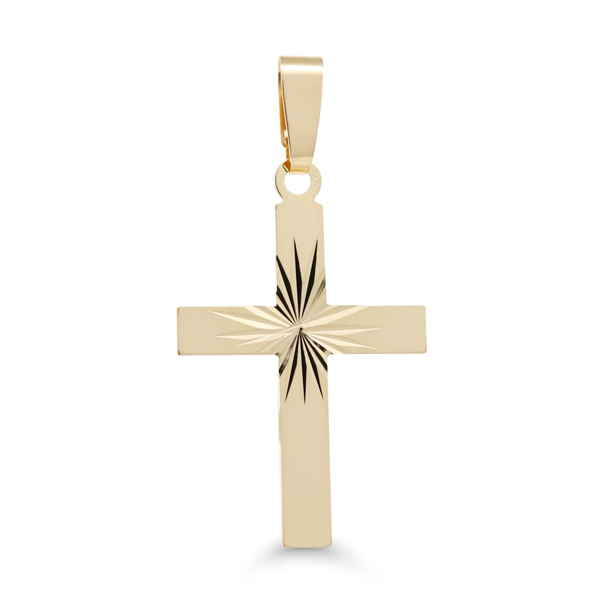Kultainen ristiriipus 17 mm 26-1002
