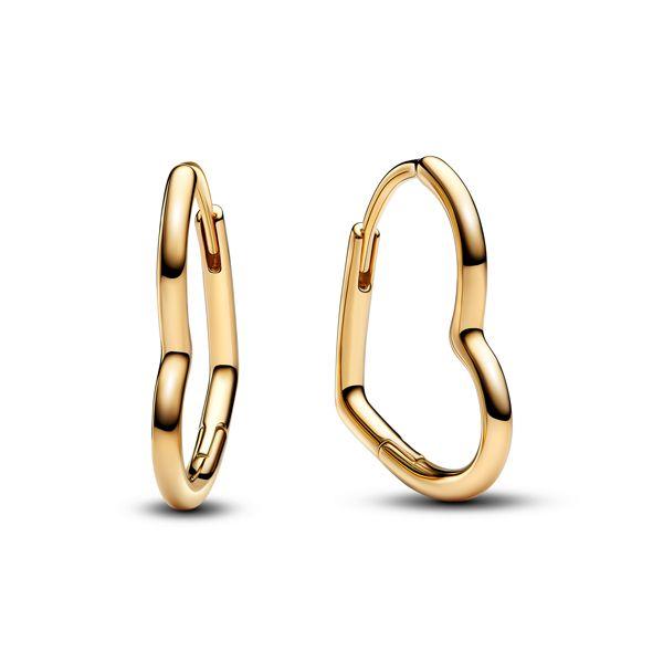 Pandora Asymmetrical Heart Hoop korvakorut 268307C00