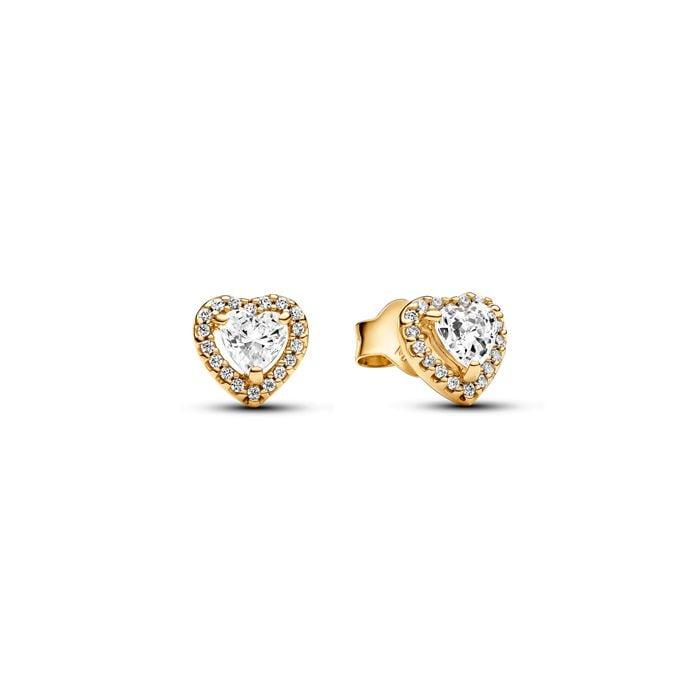 Pandora Sparkling Elevated Heart korvakorut 268427C01
