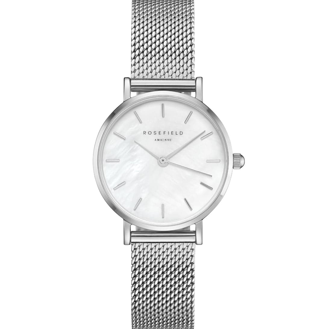 Rosefield Small Edit White Silver 26WS-266