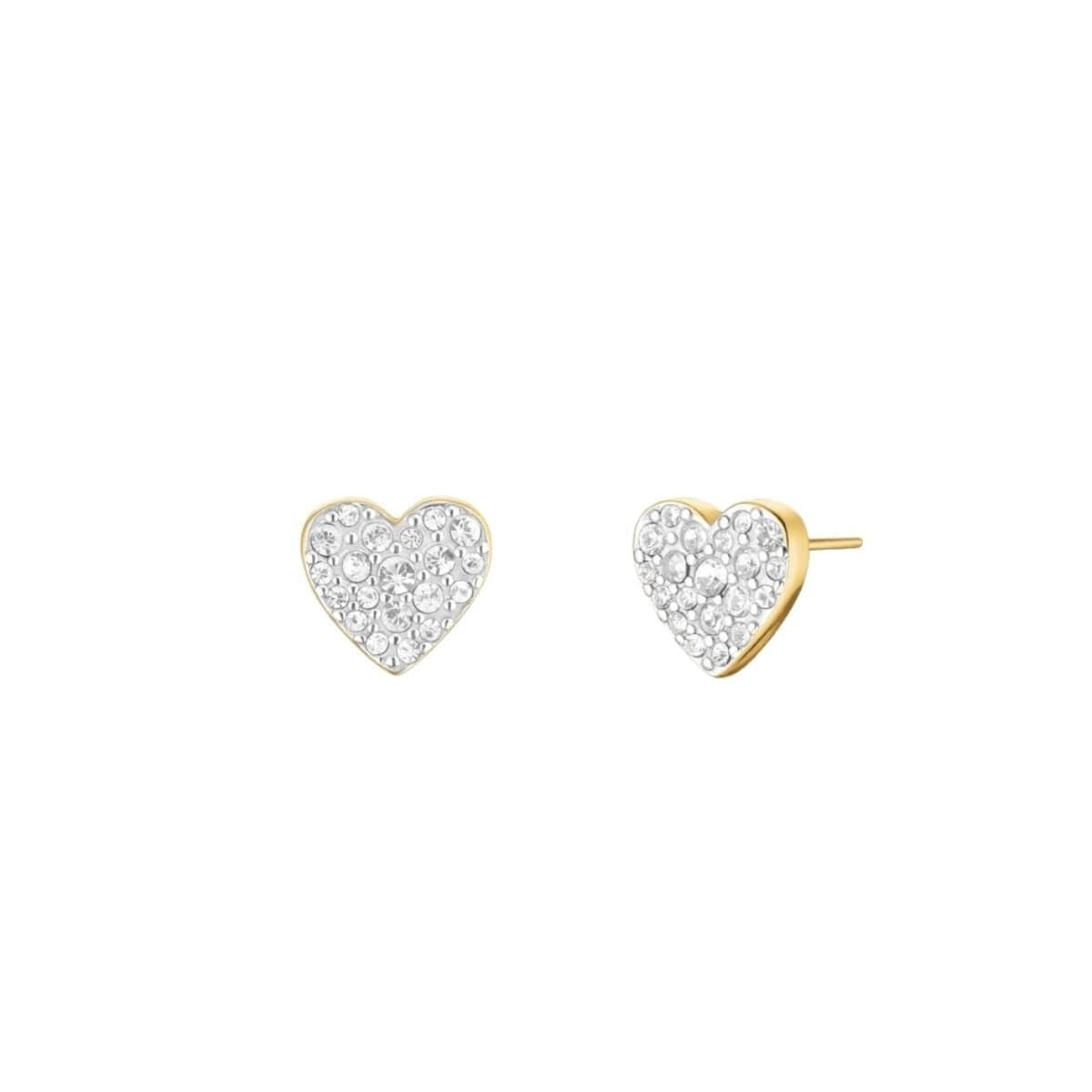 Rosefield Pave Heart Studs Korvakorut JEPHG-J1275